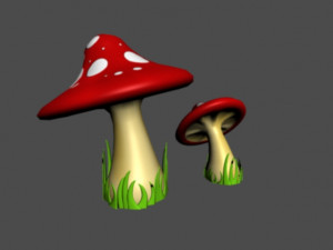 mushroom Modelo 3D