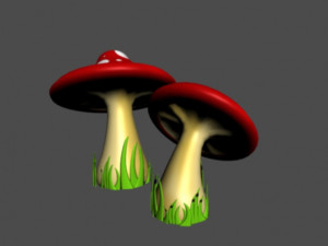 mushroom Modelo 3D