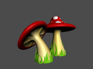 mushroom Modelo 3D