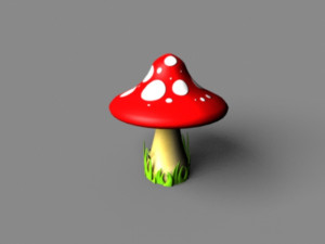 mushroom Modelo 3D