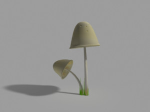 clavaria mushroom 3D-Modell
