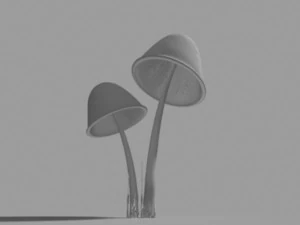 clavaria mushroom 3D Model
