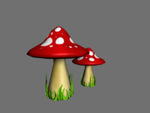 mushroom bundle Modèle 3D