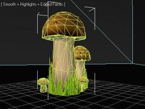 mushroom bundle Modèle 3D