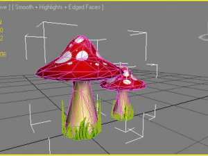 mushroom bundle 3D Model