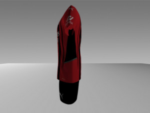 ac milan jersey 2021 - 2022 Modèle 3D