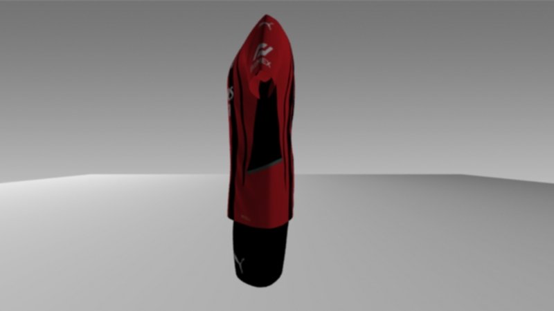 ac milan jersey 2021 - 2022 3D Model in Sports Equipment 3DExport
