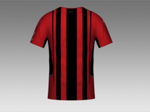 ac milan jersey 2021 - 2022 Modèle 3D