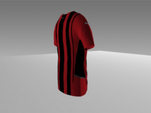 ac milan jersey 2021 - 2022 Modèle 3D