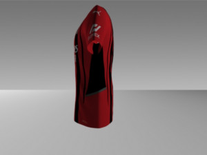 ac milan jersey 2021 - 2022 Modèle 3D