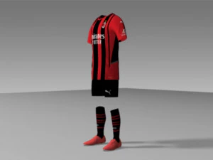 ac milan jersey 2021 - 2022 3D Model