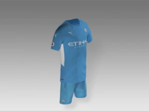 Manchester city jersey 2021 - 2022 3D Model