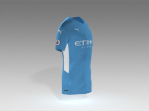 Manchester city jersey 2021 - 2022 Modelo 3D