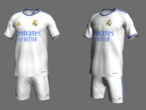 Real madrid jersey 2021-2022 3D Model