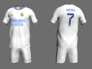 Real madrid jersey 2021-2022 Modelo 3D