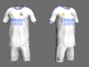 Real madrid jersey 2021-2022 Modelo 3D