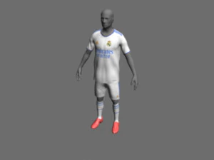 Real madrid jersey 2021-2022 3D Model