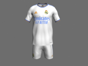 Real madrid jersey 2021-2022 Modelo 3D