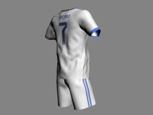 Real madrid jersey 2021-2022 Modelo 3D