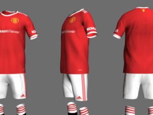manchester utd jersey 21-22 Model 3D