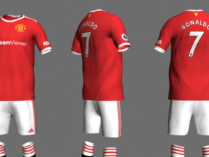 manchester utd jersey 21-22 Model 3D