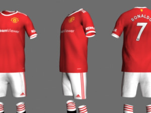 manchester utd jersey 21-22 Model 3D