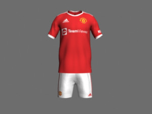 manchester utd jersey 21-22 Model 3D