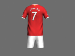 manchester utd jersey 21-22 Model 3D