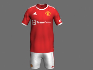 manchester utd jersey 21-22 Model 3D
