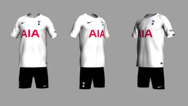 tottenham hotspur jersey 2021 - 2022 3D Model .c4d .max .obj .3ds .fbx .stl .blend 