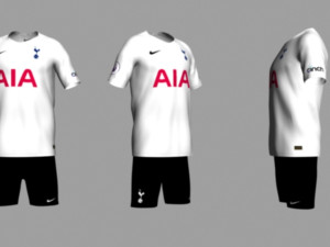 tottenham hotspur jersey 2021 - 2022 Modelo 3D