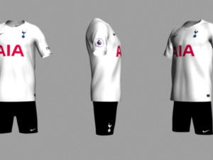 tottenham hotspur jersey 2021 - 2022 Modelo 3D
