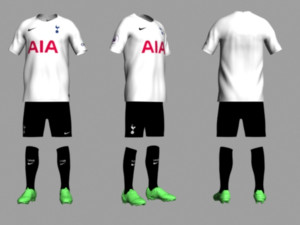tottenham hotspur jersey 2021 - 2022 Modelo 3D