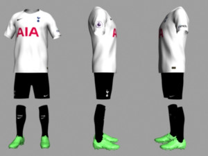 tottenham hotspur jersey 2021 - 2022 Modelo 3D
