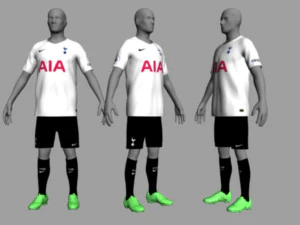 tottenham hotspur jersey 2021 - 2022 3D Model