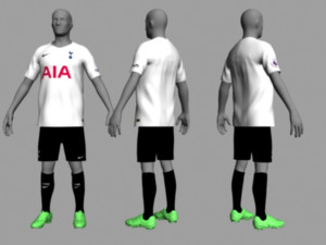 tottenham hotspur jersey 2021 - 2022 Modelo 3D