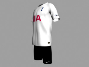 tottenham hotspur jersey 2021 - 2022 Modelo 3D