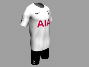 tottenham hotspur jersey 2021 - 2022 Modelo 3D