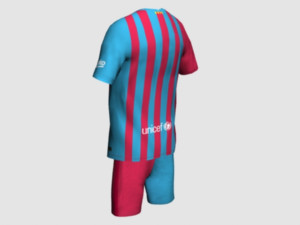 barcelona fc jersey 2021 - 2022 3D मॉडल
