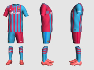barcelona fc jersey 2021 - 2022 3D मॉडल