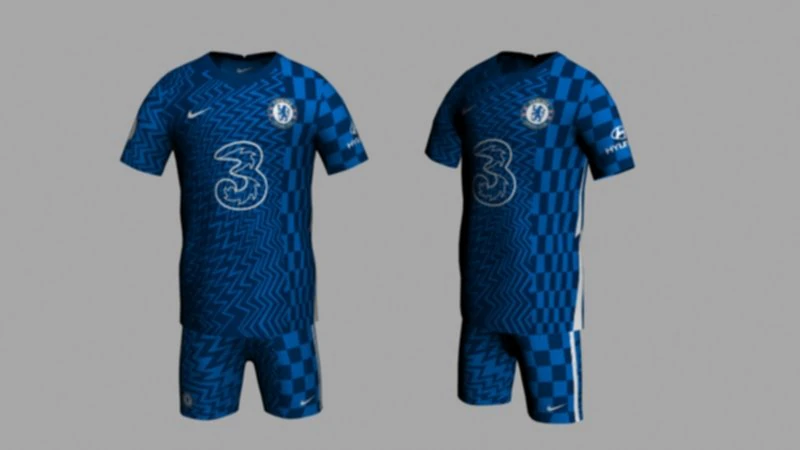 chelsea jersey 2021-2022 3D Model .c4d .max .obj .3ds .fbx .stl .blend