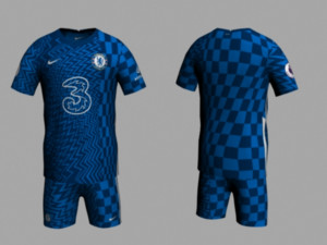 chelsea jersey 2021-2022 3D मॉडल