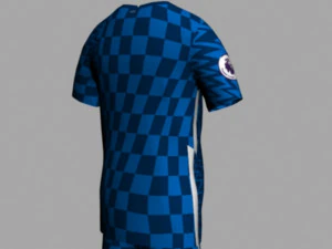 chelsea jersey 2021-2022 3D Model