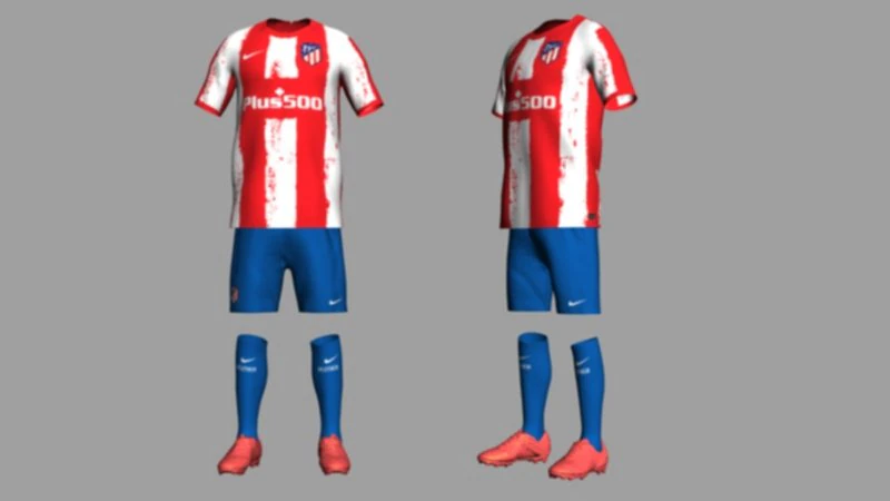 atletico madrid 21-22 3D Model .c4d .max .obj .3ds .fbx .stl .blend 
