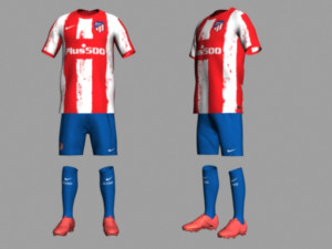 atletico madrid 21-22 Modèle 3D