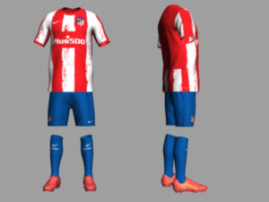 atletico madrid 21-22 3D 모델