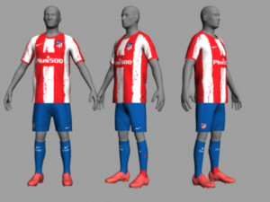atletico madrid 21-22 3D 모델