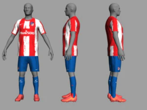 atletico madrid 21-22 3D Model