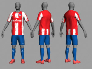 atletico madrid 21-22 3D 모델