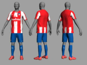 atletico madrid 21-22 3D Model